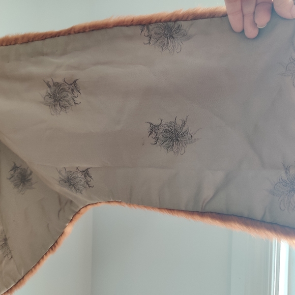 Vintage Ash Brown Red Mink Fur Stole Cape Stunning Dawes Furs Toronto - Picture 11 of 16